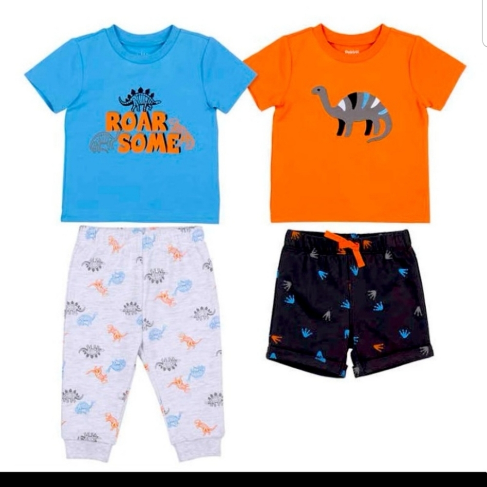 Peckkles matching set baby shorts pants shirts 18m nwt